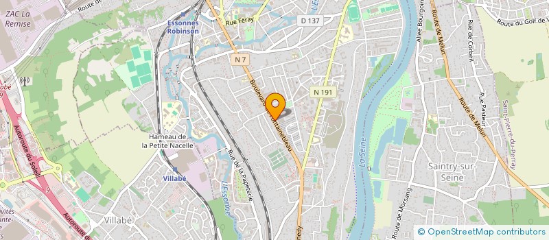 localisation de l'entreprise STARTEL à CORBEIL-ESSONNES