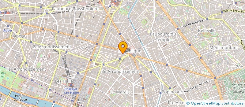 localisation de l'entreprise STARTER à PARIS