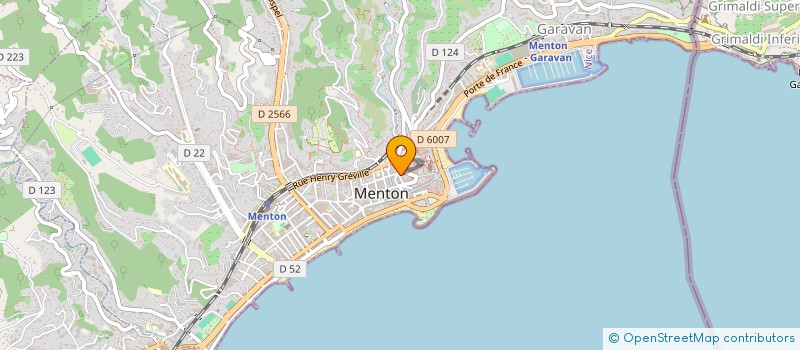 localisation de l'entreprise STARTER  MENTON