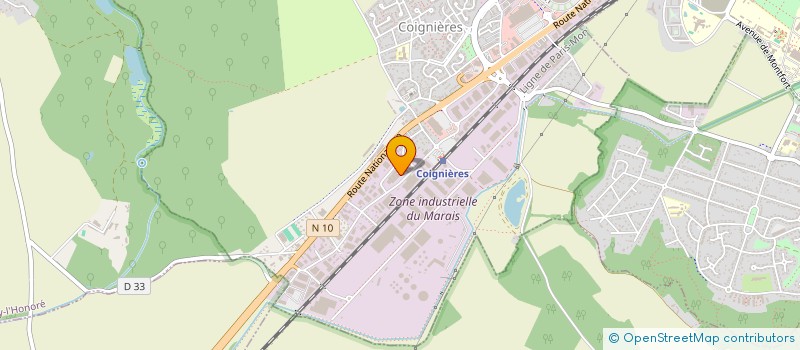 localisation de l'entreprise STARTER  COIGNIERES