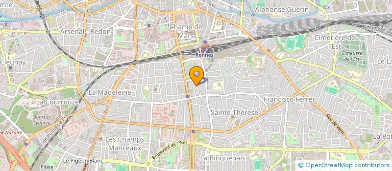 localisation de l'entreprise STARTER  RENNES