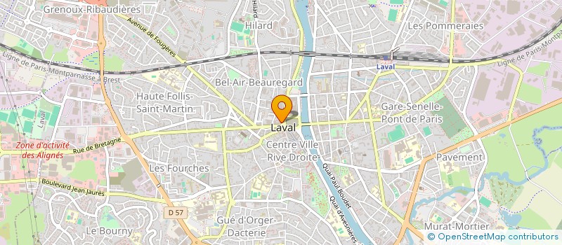 localisation de l'entreprise STARTER à LAVAL
