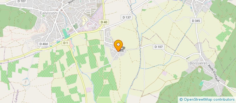localisation de l'entreprise STARTER à CALVISSON