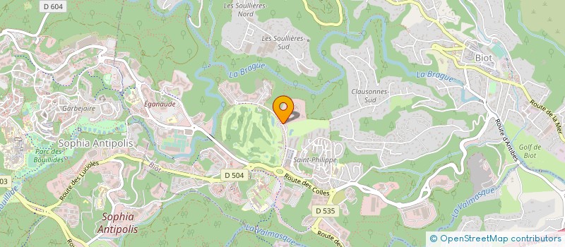 localisation de l'entreprise STARTER  BIOT