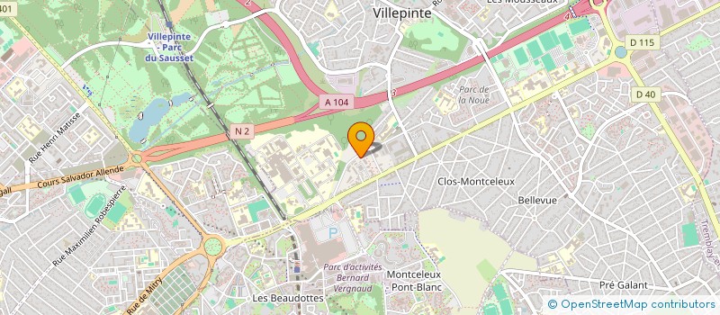 localisation de l'entreprise STARTER CAFE N CO à VILLEPINTE