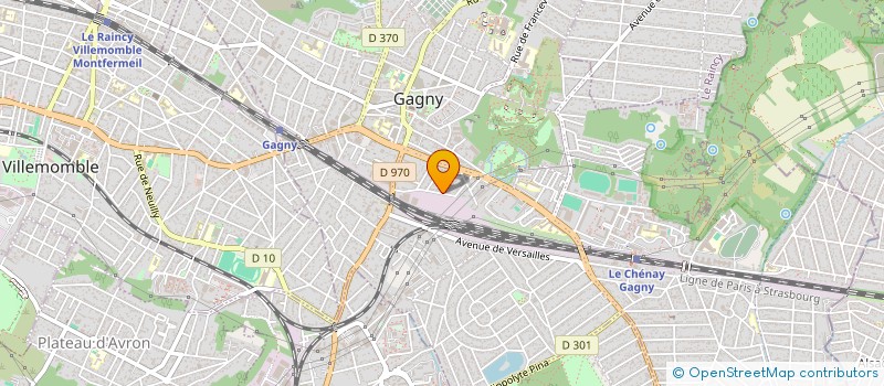 localisation de l'entreprise STARTER DIFFUSION à GAGNY