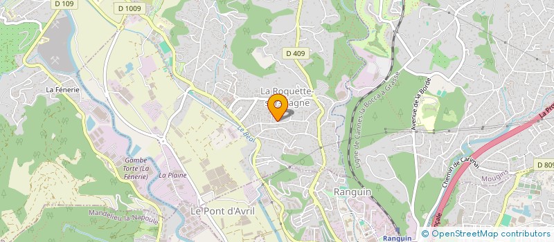 localisation de l'entreprise STARTER MANAGEMENT à LA ROQUETTE-SUR-SIAGNE