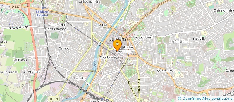 localisation de l'entreprise STARTER OFFICE 72 à LE MANS
