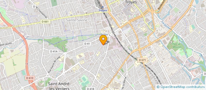 localisation de l'entreprise STARTEX à SAINT-ANDRE-LES-VERGERS
