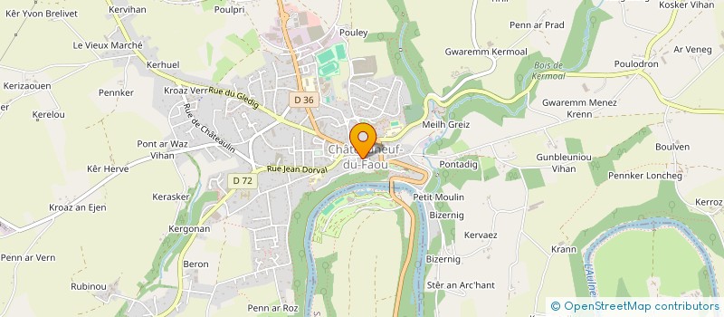 localisation de l'entreprise STARTIJEUNES à CHATEAUNEUF-DU-FAOU