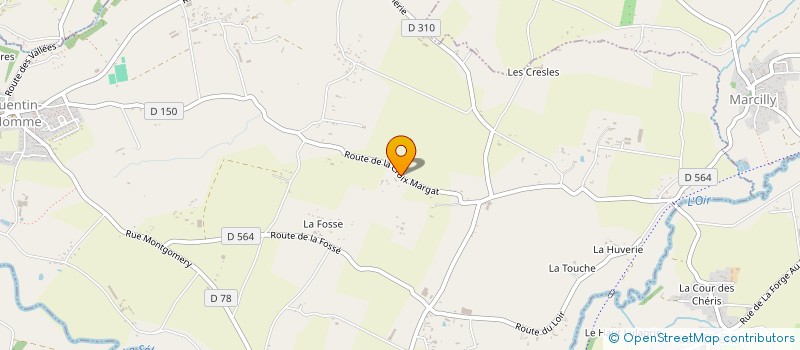 localisation de l'entreprise STARTISTES  SAINT-QUENTIN-SUR-LE-HOMME