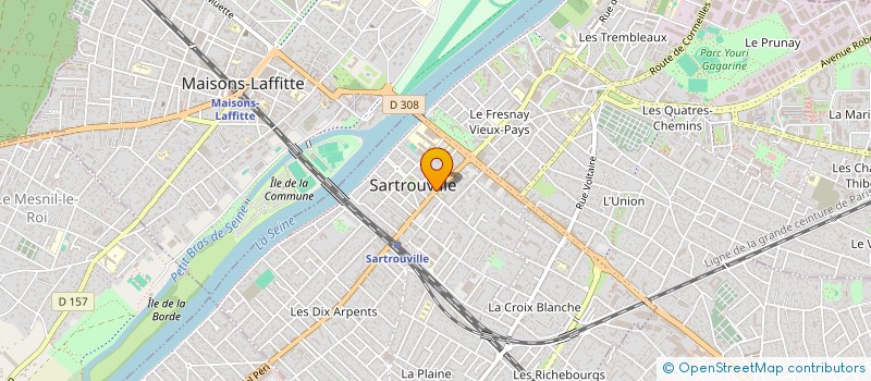 localisation de l'entreprise STARTLING  SARTROUVILLE