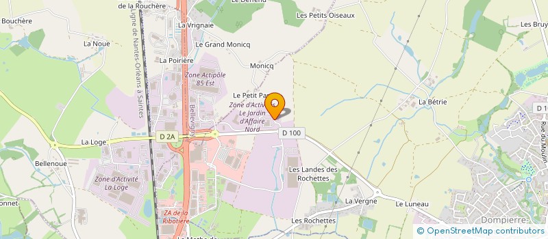 localisation de l'entreprise STARTRUCKS à DOMPIERRE-SUR-YON