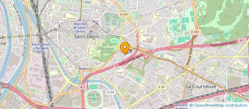 localisation de l'entreprise STARTUP BANLIEUE à SAINT-DENIS