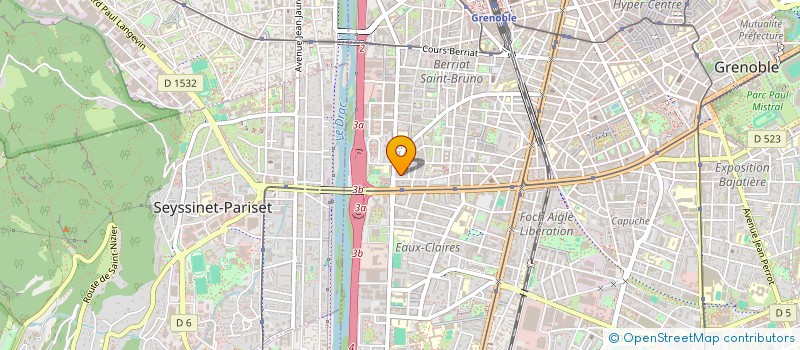 localisation de l'entreprise STARTUS à GRENOBLE