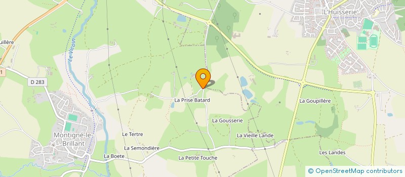 localisation de l'entreprise STARTYJEM  MONTIGNE LE BRILLANT