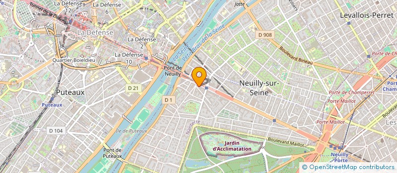 localisation de l'entreprise STARVING CLUB à NEUILLY-SUR-SEINE
