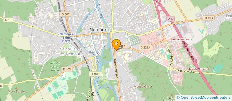 localisation de l'entreprise STARVTC-SERVICE  NEMOURS