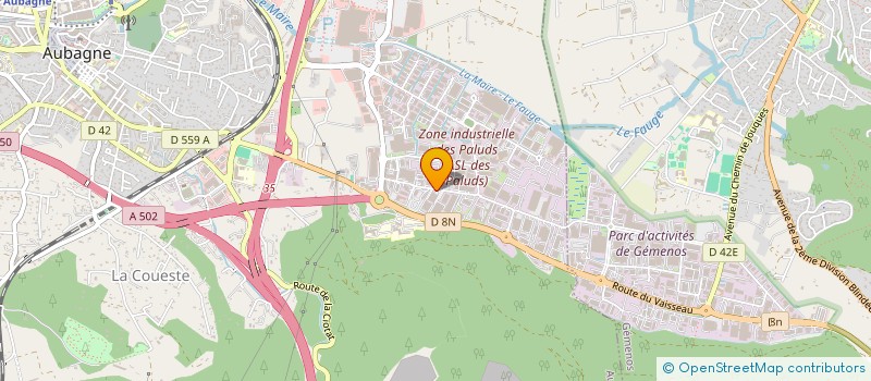 localisation de l'entreprise STARWASH  AUBAGNE