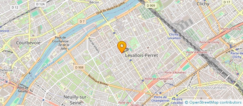 localisation de l'entreprise STASCH à LEVALLOIS-PERRET