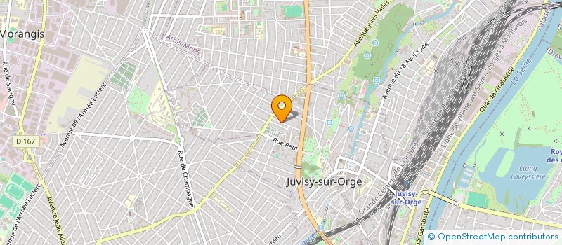 localisation de l'entreprise STASHPOP à JUVISY-SUR-ORGE