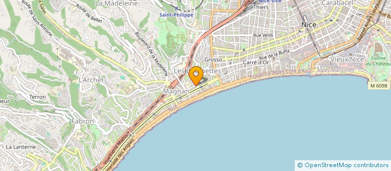 localisation de l'entreprise STASI MOTORS à NICE