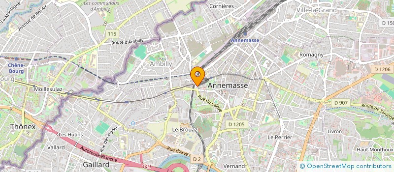 localisation de l'entreprise STASIAK RESTAURATION à ANNEMASSE