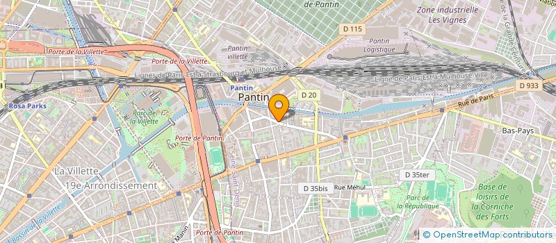 localisation de l'entreprise STASZA  PANTIN