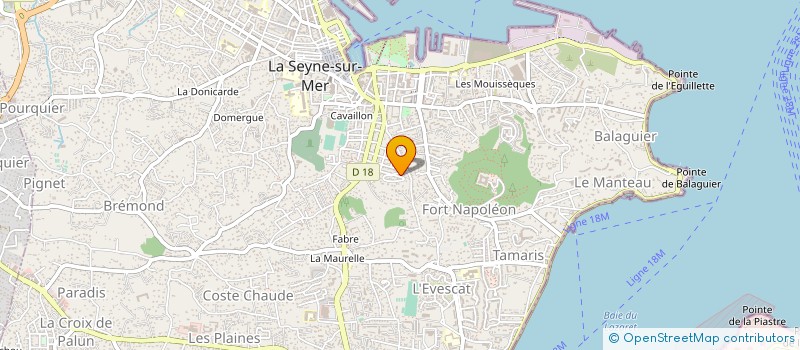 localisation de l'entreprise STAT à LA SEYNE SUR MER
