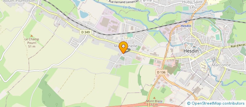 localisation de l'entreprise STAT IMMO à MARCONNELLE