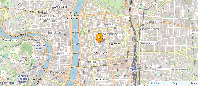 localisation de l'entreprise STAT IN LIGHT - LE BAROMETRE DE REFERENCE DES METIERS DE LA COMMUNICATION, DE L'EVENEMENTIEL ET DU MARKETING à LYON