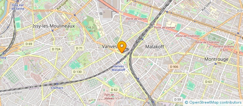 localisation de l'entreprise STATCLIC à VANVES