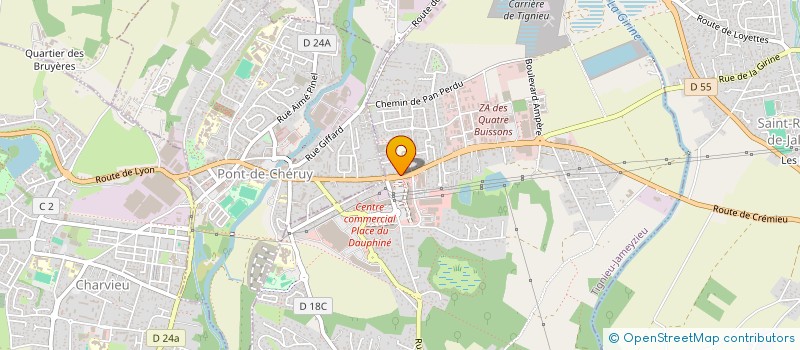 localisation de l'entreprise STATEC  CHAVANOZ