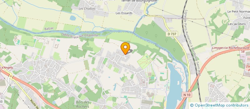 localisation de l'entreprise STATEC ASSISTANCE à SAINT-YRIEIX-SUR-CHARENTE