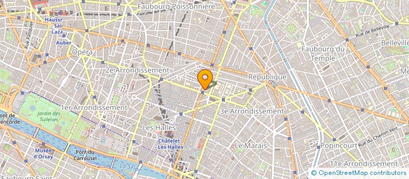 localisation de l'entreprise STATEGIE SOFT à PARIS