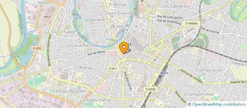 localisation de l'entreprise STATEGIE WORLD  NIORT