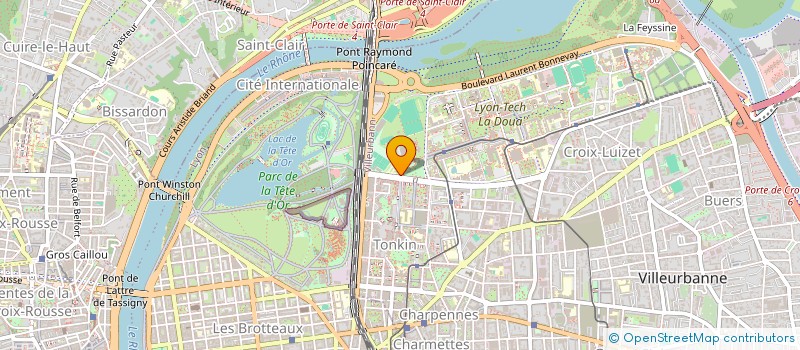 localisation de l'entreprise STATELIS  VILLEURBANNE