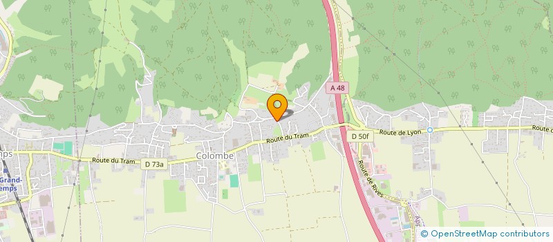 localisation de l'entreprise STATERA  COLOMBE