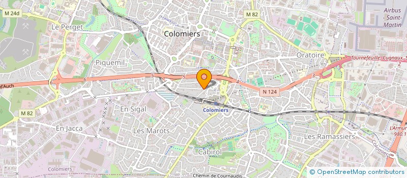 localisation de l'entreprise STATERA CREATION à COLOMIERS