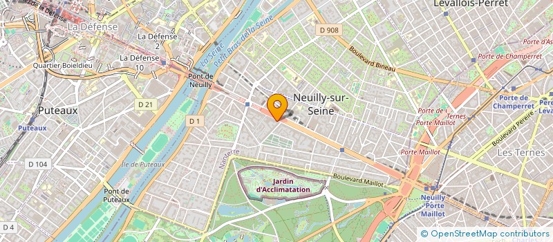 localisation de l'entreprise STATERA HOLDING à NEUILLY-SUR-SEINE