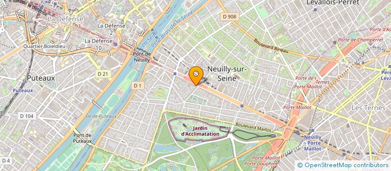 localisation de l'entreprise STATERA INDUSTRY à NEUILLY-SUR-SEINE