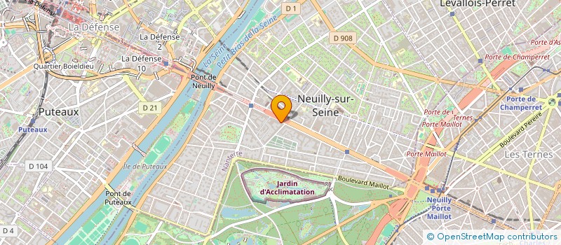 localisation de l'entreprise STATERA LS à NEUILLY-SUR-SEINE