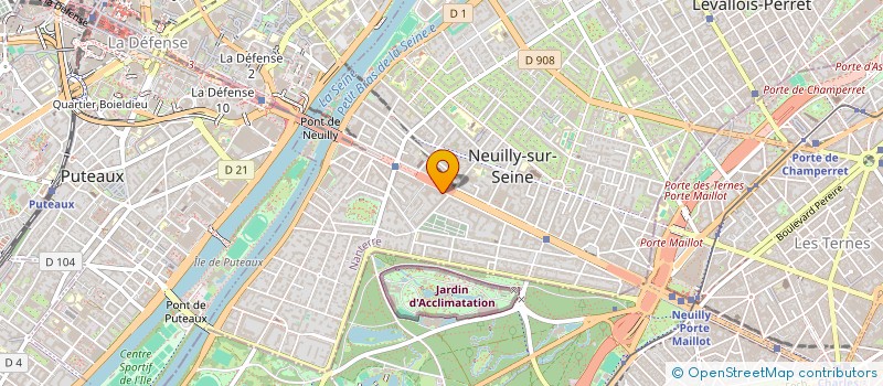 localisation de l'entreprise STATERA MOBILITY à NEUILLY-SUR-SEINE