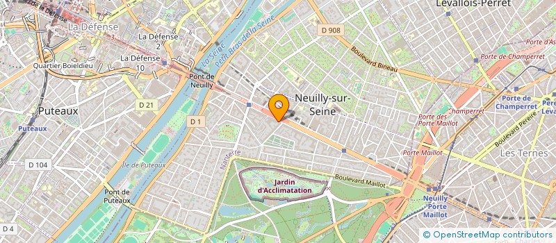 localisation de l'entreprise STATERA NETWORKS à NEUILLY-SUR-SEINE