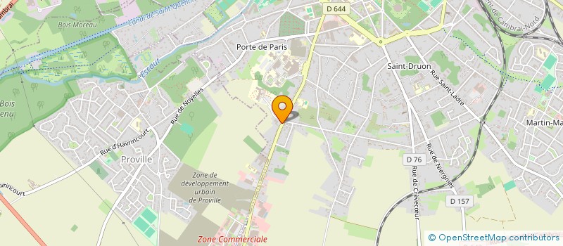localisation de l'entreprise STATEV à CAMBRAI