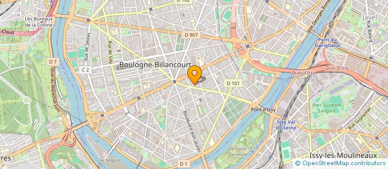 localisation de l'entreprise STATIC DYNAMIC MECHANISMS  BOULOGNE-BILLANCOURT