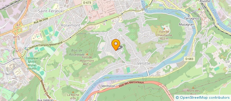 localisation de l'entreprise STATIGRAPH à BESANCON
