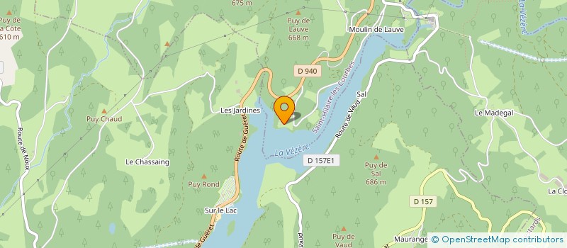 localisation de l'entreprise STATION 19  SAINT-HILAIRE-LES-COURBES