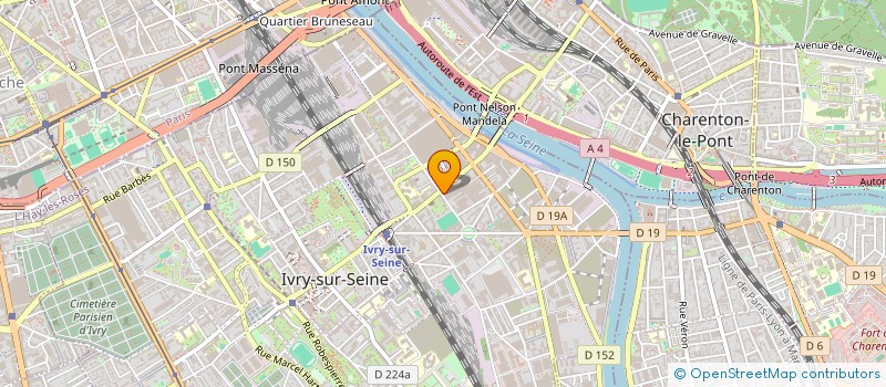 localisation de l'entreprise STATION 56 à IVRY-SUR-SEINE