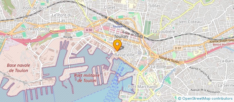 localisation de l'entreprise STATION ADHESIF à TOULON